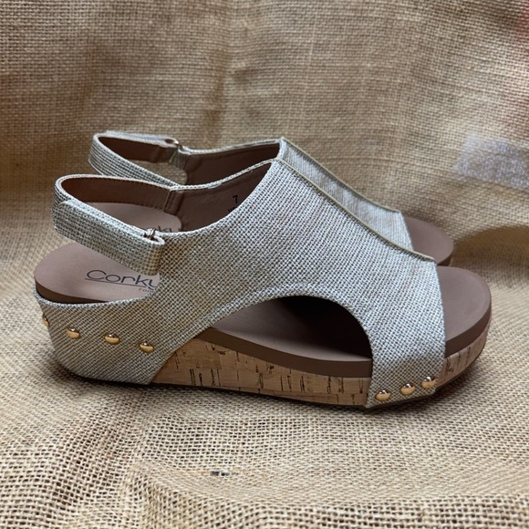Corkys Women's Tan Wedges - Volta II - Picture 6 of 8